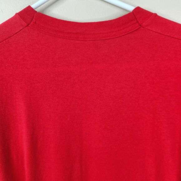 Vintage Fruit Of The Loom Short Sleeve Single Stitch Pocket Tee Large - Picture 5 of 8